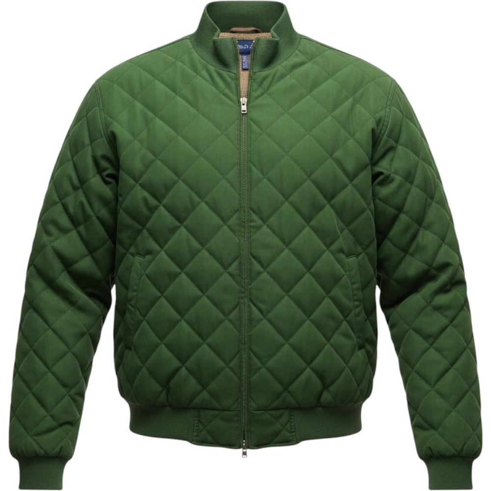 Polo Golf Ralph Lauren Vintage Quilted Bomber Old Money Jacket Green Full Zip M